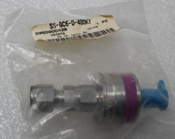NEW SWAGELOK SS-QC4-D-400K7 QUICK CONNECT STEM W VALVE 1/4 IN. PURPLE KEY