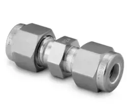 SWAGELOK SS-400-6 UNION, 1/4 IN. TUBE OD STAINLESS STEEL COMPRESSION FITTING