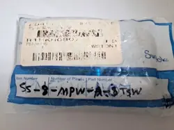 LOT OF 8 SWAGELOK  SS-8-MPW-A-8TSW, NEW-OPEN BOX.