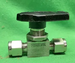 SS-42S4 SWAGELOK WHITEY 1 PIECE 40 SERIES BALL VALVE 1/4 IN TUBE FITTING 316 SS