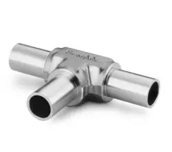 NEW SWAGELOK 316L-8TB7-3 FITTING 316L SS TUBE BUTT WELD UNION TEE 1/2 IN OD