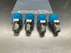 (4) SWAGELOK SS-200-1-6  STAINLESS STRAIGHT FITTING 1/8