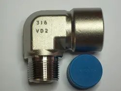 SWAGELOK SS-12-SE STAINLESS STEEL PIPE FITTING STREET ELBOW 3/4 FNPT X 3/4 MNPT