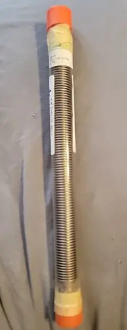 SWAGELOK TYPE 321-12-X-12 FLEXIBLE SS CORRUGATED METAL BELLOW