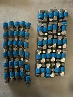 SWAGELOK STAINLESS STEEL COMPRESSION FITTING LOT 316SS 60 PIECE LOT