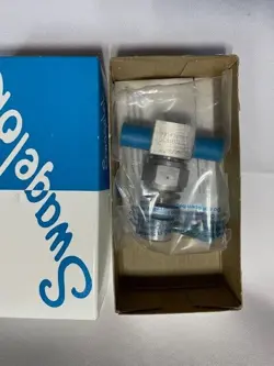 SWAGELOK SS-DLVCR4 HIGH PURITY HIGH PRESSURE DIAPHRAGM SEALED VALVE, 1/4 IN MVCR