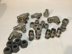3/8 SWAGELOK, ,PARKER STAINLESS FITTINGS CRAWFORD SSP MINI LOT