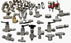 LARGE LOT OF SWAGELOK (AND POSSIBLY OTHERS? FITTINGS) NEW OLD STOCK