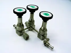 LOT OF 3 SWAGELOK 6LV-BNC111-WH BELLOWS-SEALED VALVES