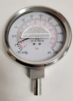 200 PSI.