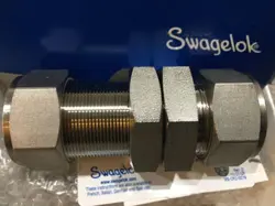 NEW SWAGELOK SS-1610-61 TUBE FITTING BULKHEAD UNION 1” TUBE OD.