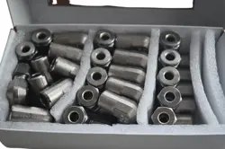 BOX OF 25 NEW SWAGELOK SS-400-9-4W STAINLESS STEEL SWAGELOK TUBE FITTING 1/4 IN.