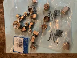 LOT OF 22 SWAGELOK CAPS PLUGS STAINLESS STEEL SS-4-VCR_CP SS-40-_PLBQ NEW USED