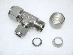 SWAGELOK SS-810-3-8-6 STAINLESS TUBE FITTING REDUCING UNION TEE 1/2