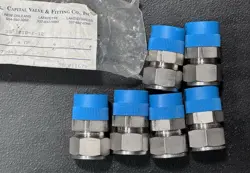 SWAGELOK MALE CONNECTOR, 3/4 IN. TUBE OD X 3/4 IN. MALE NPT PART #: SS-1210-1-12