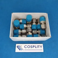 SWAGELOK SS-600-1-6 MALE CONNECTOR 3/8 TUBE X 3/8 MALE PIPE LOT OF 12