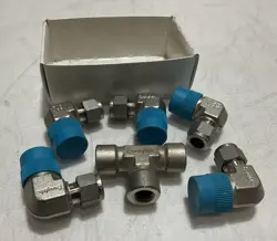 SWAGELOK STAINLESS TUBE FITTING  ADAPTER  LOT OF 6 U3S