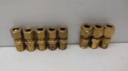 MIXED LOT OF 8! SWAGELOK/PARKER 8MM TUBE OD X 1/4