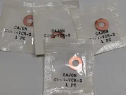 LOT OF 4 NEW SWAGELOK CAJON COPPER CU-4-VCR-2 VCR FACE SEAL FITTING 1/4