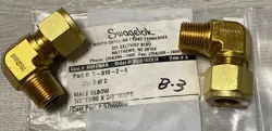 SWAGELOK BRASS ELBOW FITTING B-810-2-6  1/2