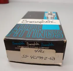 SWAGELOK SS-4CPA2-50 S.S. 1-PIECE POPPET CHECK VALVE 50-150 PSI BOX OF 4