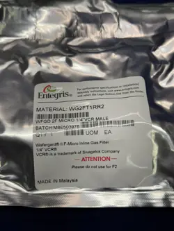 ENTEGRIS WAFERGARD® II F MICRO IN-LINE GAS FILTERS WG2FT1RR2 1/4