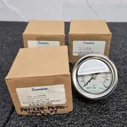 GAUGES 100PSI 1/4NPT