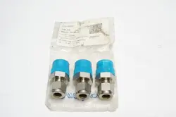NEW LOT OF 3 SWAGELOK SS-600-1-8 MALE STRAIGHT CONNECTOR 3/8