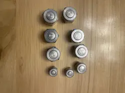 LOT OF SWAGELOK STAINLESS STEEL PLUG CONNECTORS