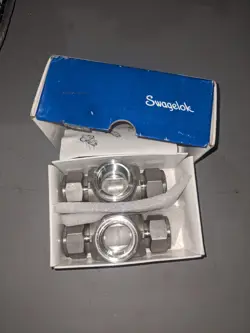 NEW SWAGELOK SS-1210-3TTF TEE QTY OF 2