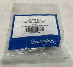 SWAGELOK SS-PB4-TA4 PUSH ON HOSE FITTING 476