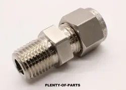 SWAGELOK 316 SS-600-1-4 TUBE FITTING MALE CONNECTOR 3/8