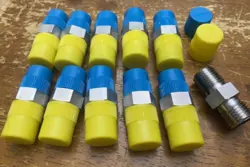 LOT OF 11 SWAGELOK SS-4-VCO-1-4 STAINLESS STEEL VACUUM FITTINGS