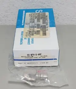 (10) GENUINE SWAGELOK SS-QF4-S-4PF FULL FLOW QUICK CONNECT 1.7 CV 1/4 FEMALE NPT