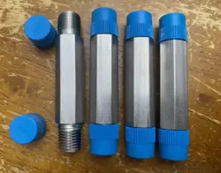 LOT OF 4 SWAGELOK SS-4-HLN-3.00 STAINLESS STEEL FITTINGS