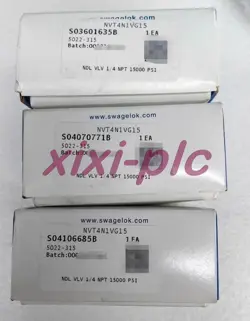 1PCS SWAGELOK  NVT4N1VG15  STOP VALVE BRAND NEW FEDEX OR DHL
