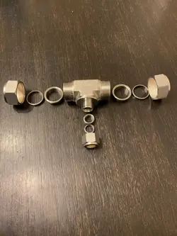 1/2”TUBE REDUCING TEE