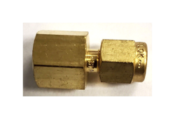1/8 TUBE OD X 1/8 FNPT BRASS FEMALE CONNECTOR SWAGELOK  B-200-7-2