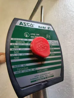 ASCO RED HAT 8262G26024DC NEW NO BOX 24VDC 500 PSI SOLENOID VALVE 1/4