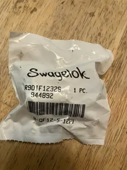 SWAGELOK B-QF12-S-12PF FULL FLOW QUICK CONNECT STEM WITHOUT VALVE FNSP