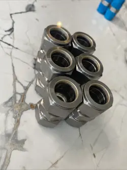 LOT-6PC SWAGELOK SS-1210-6 STAINLESS STEEL TUBE FITTING UNION 3/4” TO 3/4