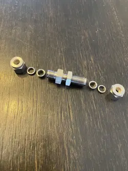 1/4”TUBE BULKHEAD UNION