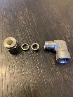 1/4”TUBE 1/8”FNPT 90