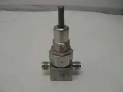 SWAGELOK SS-4BG STAINLESS STEEL BELLOWS SEALED VALVE 1/4 IN NO HANDLE