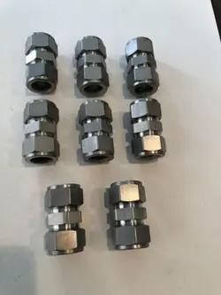 8- SWAGELOK STAINLESS STEEL UNION FITTING,  3/4