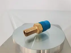 SWAGELOK B-4-TA-1-4  BRASS TUBE FITTING, 1/4 IN. TUBE OD X 1/4