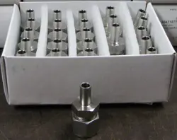 SWAGELOK STAINLESS  TUBE FITTING REDUCER 1/2 IN TUBE OD X 3/8 IN SS-810-R-6 (25)