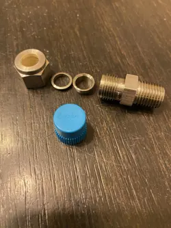 CONNECTOR 3/8”TUBE