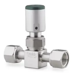 SWAGELOK SS-BN8FR8-DU-O BELLOWS SEALED VALVE 1/2 IN. FEMALE VCR FITTING