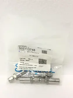 NEW (BAG OF 4) SWAGELOK STAINLESS STEEL 1/8'' TUBE FITTING REDUCER SS-200-R-8